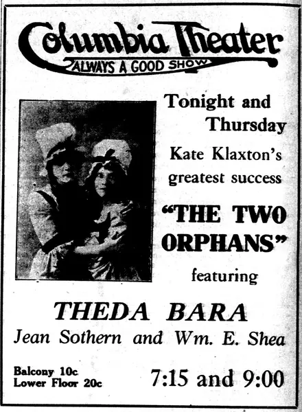 Capa de The Two Orphans