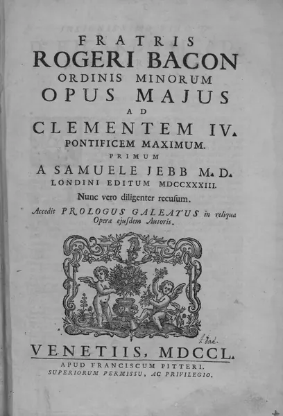 Capa de Opus majus