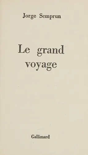 Portada de El largo viaje