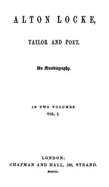 Capa de Alton Locke