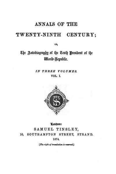 Capa de Annals of the Twenty-Ninth Century