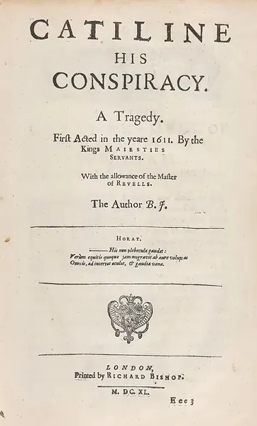 Portada de Catiline His Conspiracy