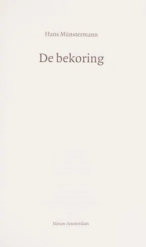 Portada de De Bekoring