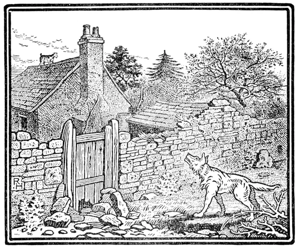 Portada de El lobo y el cabrito encerrado