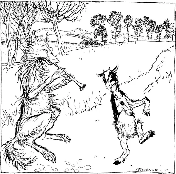 Portada de El lobo flautista y el cabrito