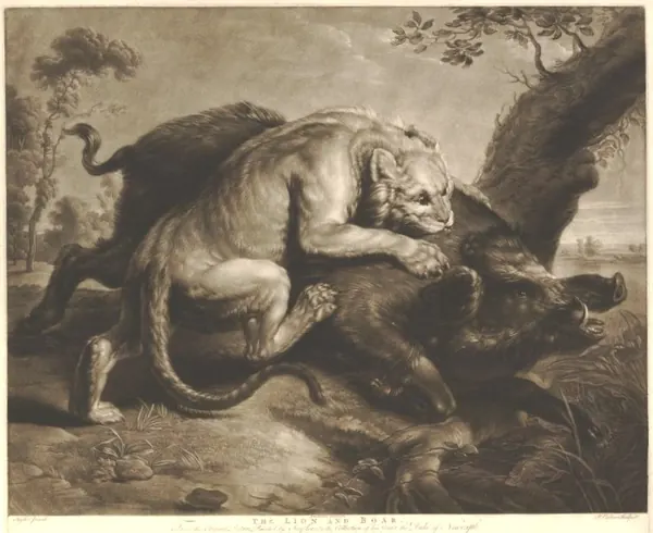 Capa de The Lion, the Boar, and the Vultures