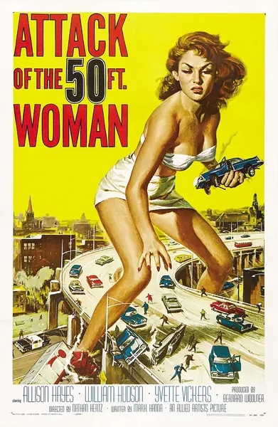Capa de Attack of the 50 Foot Woman
