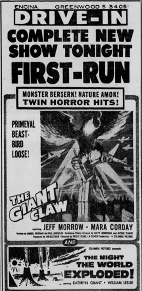 Capa de The Giant Claw