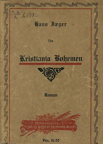 Portada de Fra Kristiania-Bohêmen