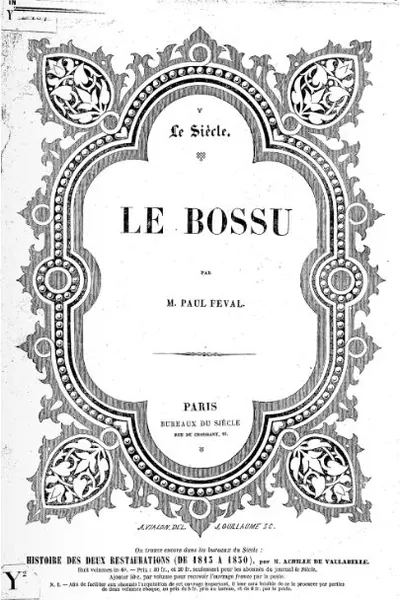 Portada de Le Bossu