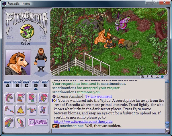 Portada de Furcadia