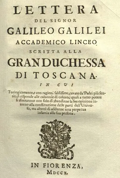 Capa de Lettera a Madama Cristina di Lorena granduchessa di Toscana