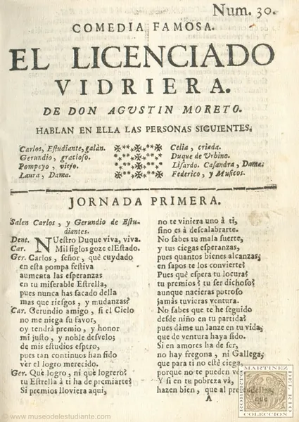 Capa de El licenciado Vidriera