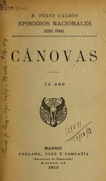 Cover of Cánovas