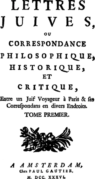 Portada de Jewish Letters