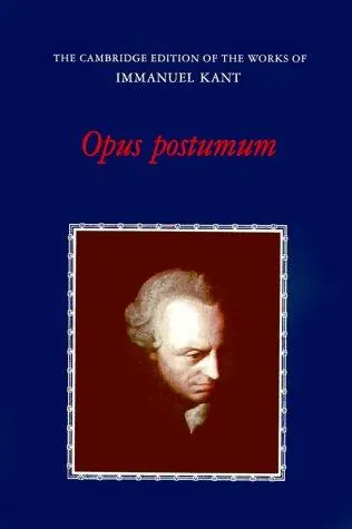 Capa de Opus Postumum