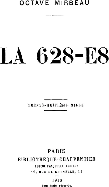 Portada de 628-E8
