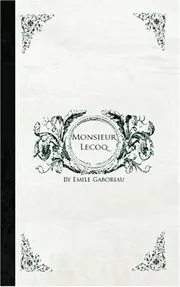 Capa de Monsieur Lecoq