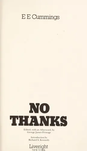 Capa de No Thanks