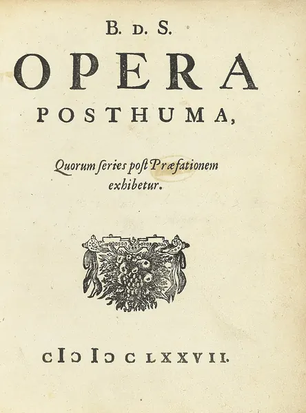 Cover of Opera Posthuma
