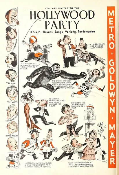 Portada de Una fiesta en Hollywood