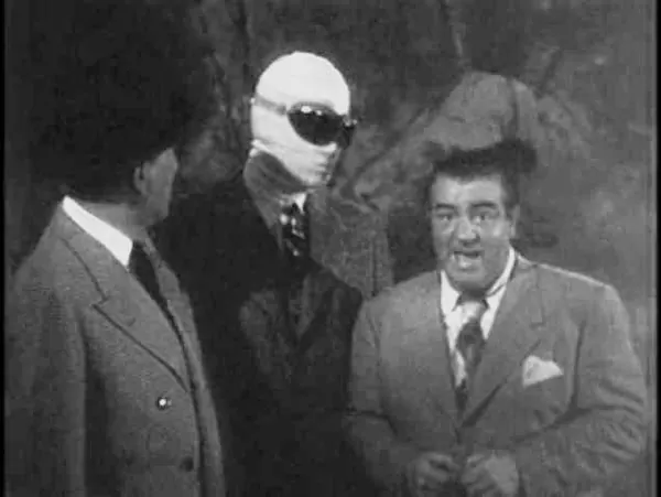 Capa de Abbott and Costello Meet the Invisible Man