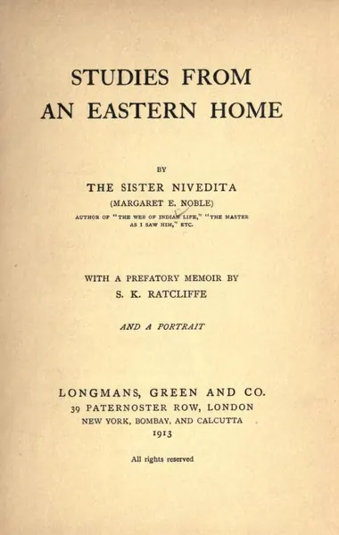 Capa de Studies from an Eastern Home
