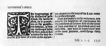 Capa de Taverner's Bible