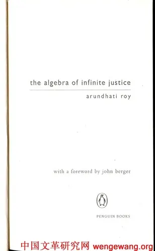 Portada de The Algebra of Infinite Justice