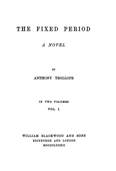 Capa de The Fixed Period