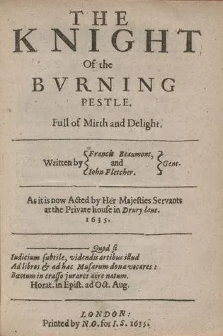 Portada de The Knight of the Burning Pestle