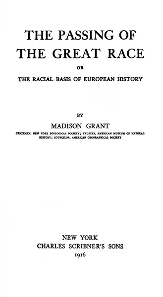 Portada de La caída de la gran raza