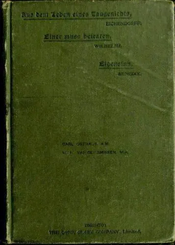 Capa de Aus dem Leben eines Taugenichts
