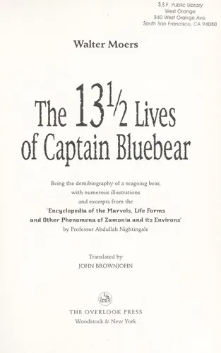 Portada de The 13½ Lives of Captain Bluebear