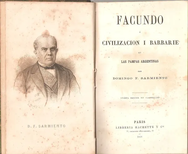 Portada de Facundo o civilización y barbarie en las pampas argentinas
