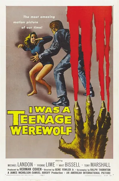 Capa de I Was a Teenage Werewolf