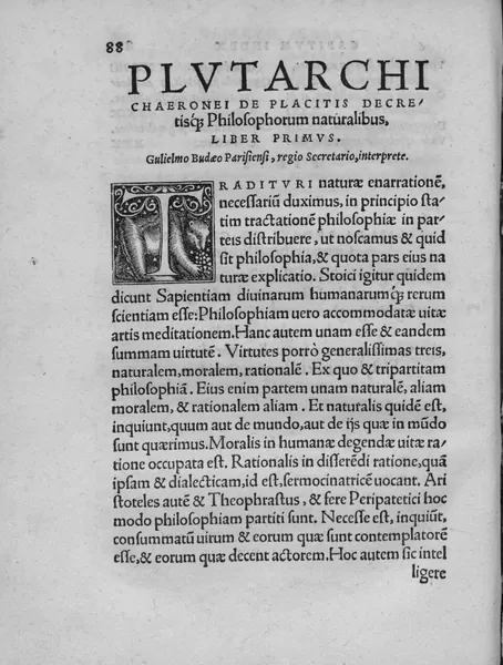 Portada de De placitis philosophorum