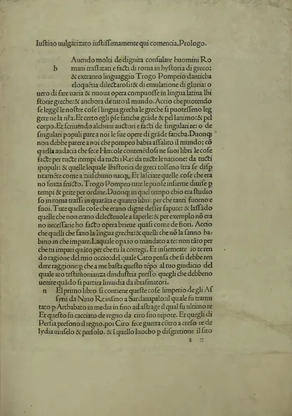 Capa de Epítome das Histórias Filípicas de Pompeu Trogo