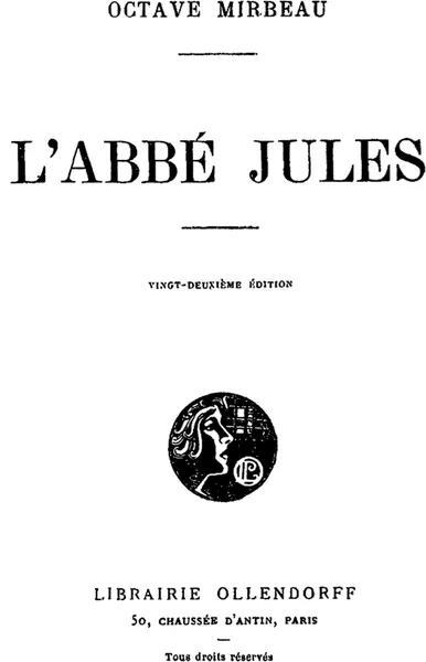 Portada de El abate Julio