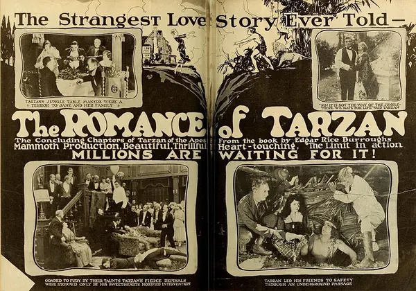 Capa de The Romance of Tarzan