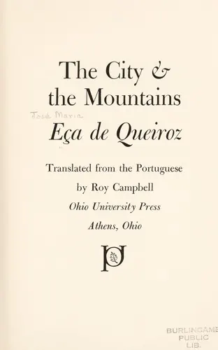 Capa de A Cidade e as Serras