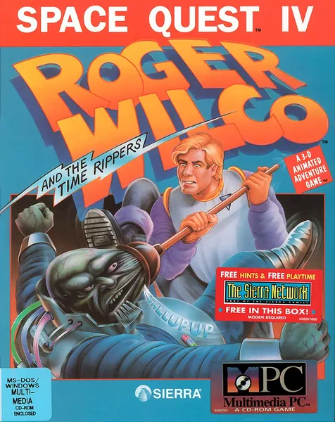 Capa de Space Quest IV: Roger Wilco and the Time Rippers
