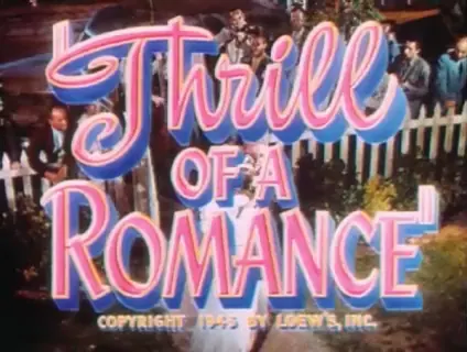 Capa de Thrill of a Romance