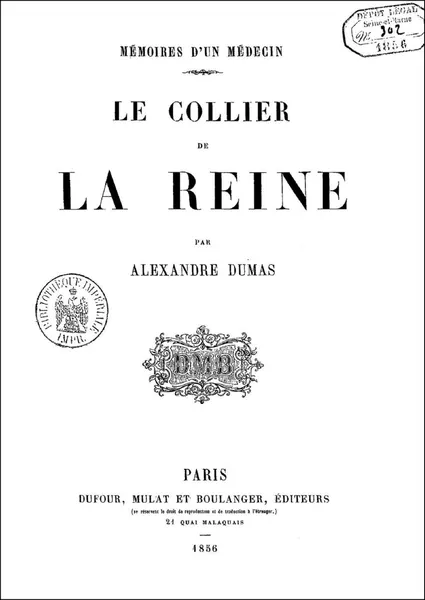 Portada de El collar de la reina